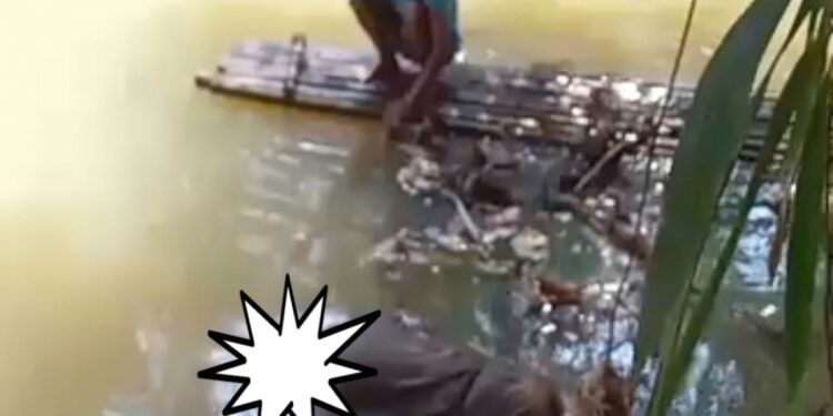 Jenazah Pria Tanpa Identitas Mengambang di Aliran Sungai Ciujung Lebak
