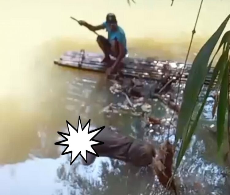 Jenazah Pria Tanpa Identitas Mengambang di Aliran Sungai Ciujung Lebak