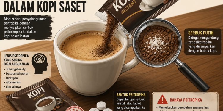 WN China Selundupkan Psikotropika dengan Modus Kopi Sachet