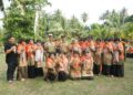 DIKSAR - Penutupan Pendidikan Dasar (Diksar) Tingkat II Barisan Putri Keadilan (SANTIKA) PKS Banten, yang berlangsung di Pantai Cibeureum 2, Cinangka, Kabupaten Serang. (ISTIMEWA)