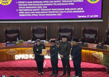 Sampaikan KUA dan PPAS 2027, Pemkab Tangerang Bakal Targetkan Pendapatan Daerah Rp8,42 Triliun