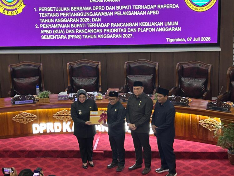 Sampaikan KUA dan PPAS 2027, Pemkab Tangerang Bakal Targetkan Pendapatan Daerah Rp8,42 Triliun