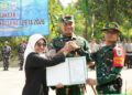 PEMBUKAAN - Bupati Pandeglang Raden Dewi Setiani, membuka kegiatan TMMD Ke-129 di Kecamatan Patia, Rabu (15/7/2026). (ISTIMEWA)