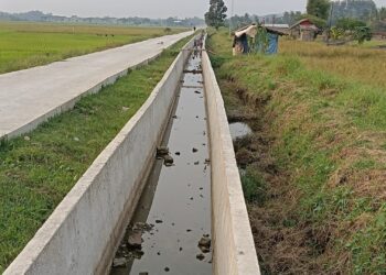 SELESAI DIBANGUN : DI di Desa Bojongpandan, Kecamatan Tunjungteja, Kabupaten Serang, selesai dibangun. (ISTIMEWA)