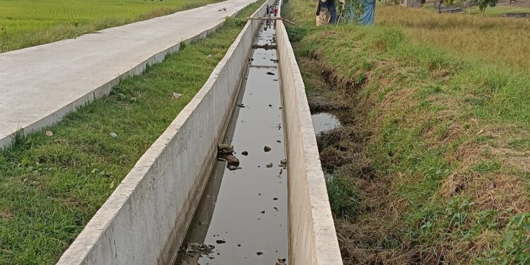 SELESAI DIBANGUN : DI di Desa Bojongpandan, Kecamatan Tunjungteja, Kabupaten Serang, selesai dibangun. (ISTIMEWA)
