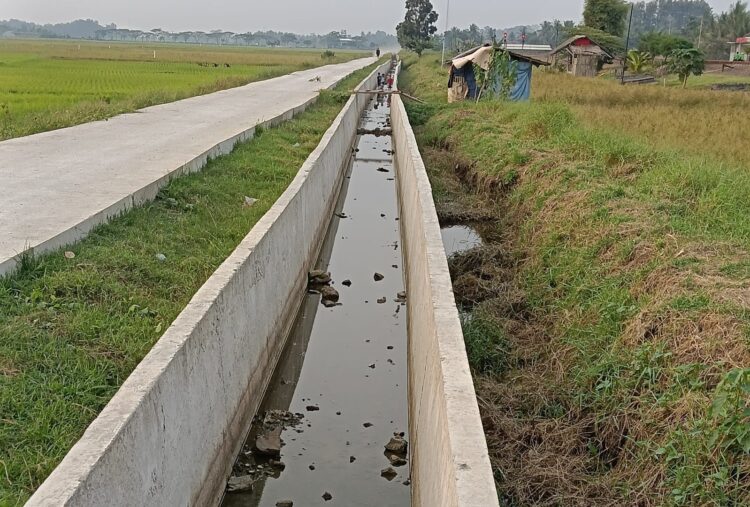 SELESAI DIBANGUN : DI di Desa Bojongpandan, Kecamatan Tunjungteja, Kabupaten Serang, selesai dibangun. (ISTIMEWA)