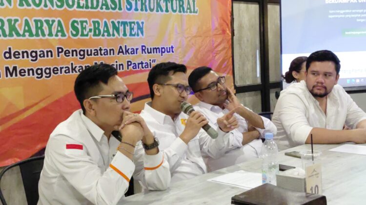 Jajaran pengurus DPW Partai Berkarya Provinsi Banten. (ISTIMEWA)