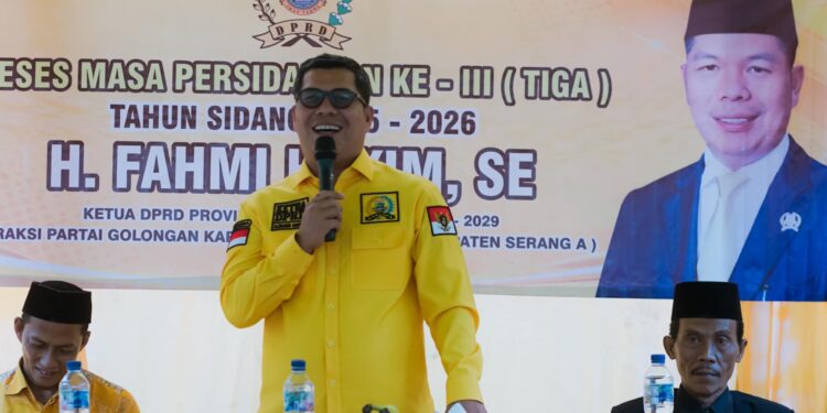 Ketua DPRD Provinsi Banten, Fahmi Hakim. (ISTIMEWA)