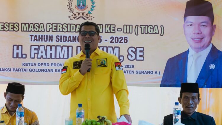 Ketua DPRD Provinsi Banten, Fahmi Hakim. (ISTIMEWA)
