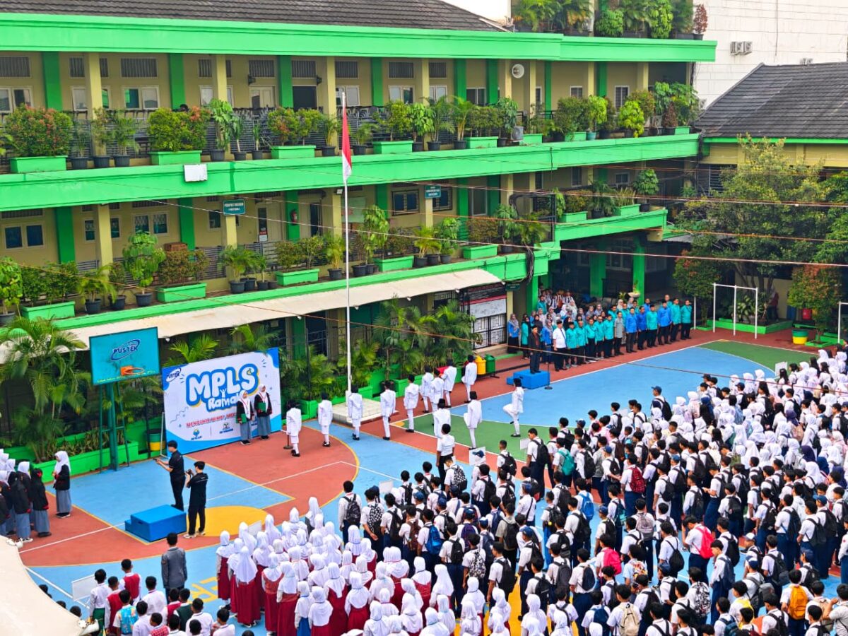 Gelar MPLS 2026, SMK Pustek Serpong Gandeng Dinkes Dan Kepolisian