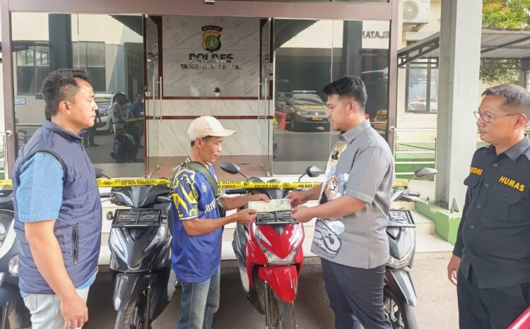 Polres Tangsel Sita Belasan Sepeda Motor Hasil Curanmor, Korban Bisa Ambil Secara Gratis