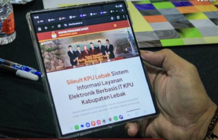 Aplikasi Sileuit KPU Lebak Masih Terkendala Jaringan